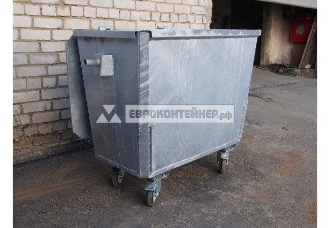 Контейнер под мусорокамеры 0,7 куб. м. (Оцинкованный)